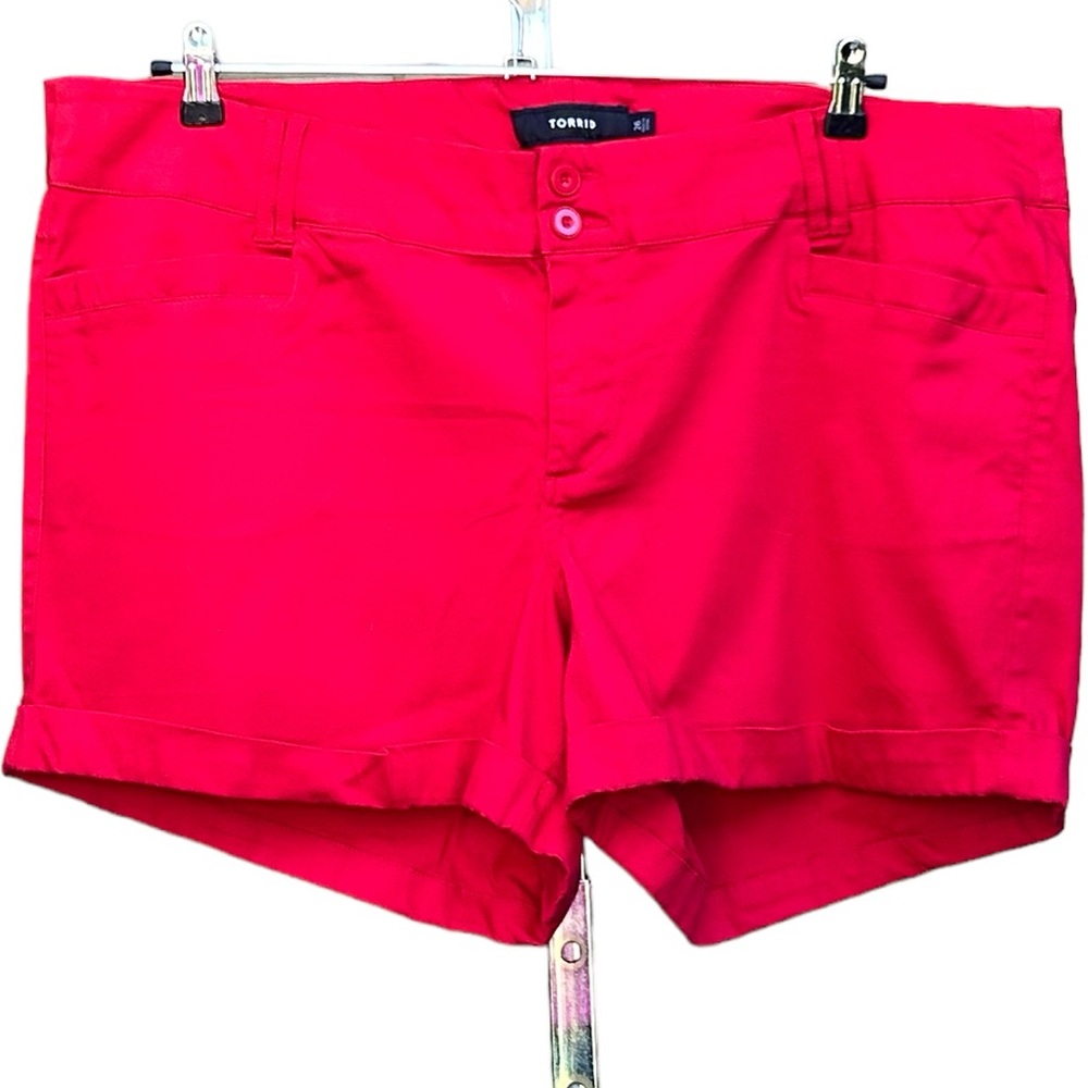 Torrid Zip Up Shorts With Pockets Size 26